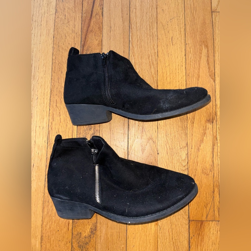 Black Heeled Ankle Boots